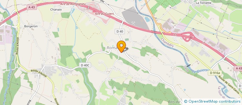 localisation de l'entreprise TRIPOSSU à ROMAGNIEU