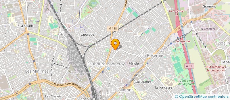 localisation de l'entreprise TRIPTIC  TOULOUSE