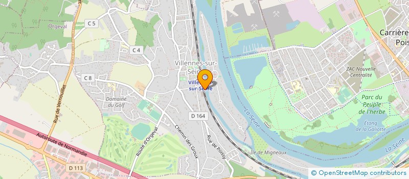 localisation de l'entreprise TRIPTYQUE à VILLENNES-SUR-SEINE