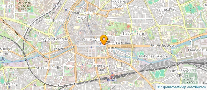 localisation de l'entreprise TRIPTYQUE  RENNES