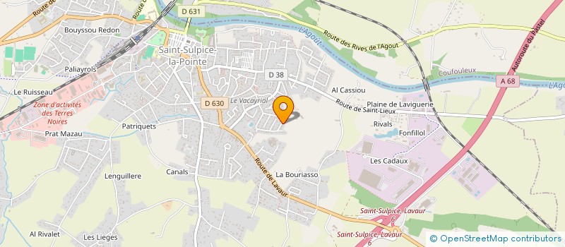 localisation de l'entreprise TRIPTYQUE CONSEIL à SAINT-SULPICE-LA-POINTE