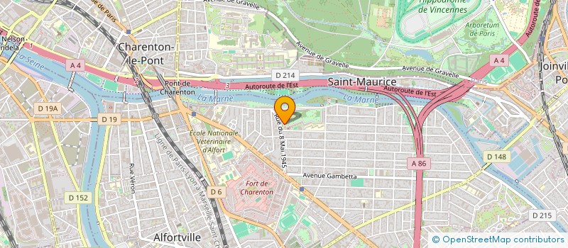 localisation de l'entreprise TRIPTYQUE PRODUCTION  MAISONS-ALFORT