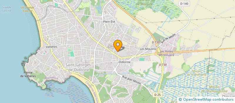 localisation de l'entreprise TRIQUENEAUX  SAINT-GEORGES-DE-DIDONNE