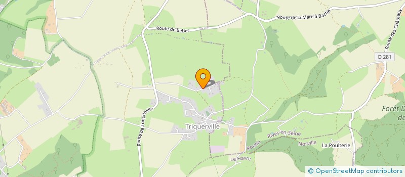 localisation de l'entreprise TRIQUERVILLAISE  PORT-JEROME-SUR-SEINE