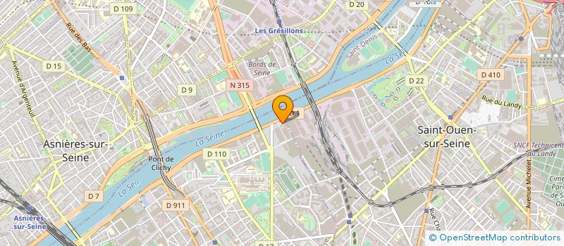 localisation de l'entreprise TRIQUETRA à CLICHY
