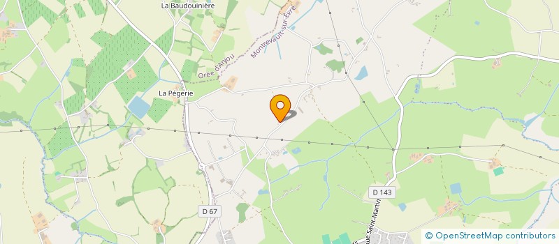 localisation de l'entreprise TRIS RECYCLAGE ET VALORISATION à MONTREVAULT-SUR-EVRE