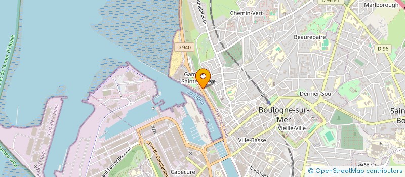 localisation de l'entreprise TRISA  BOULOGNE-SUR-MER