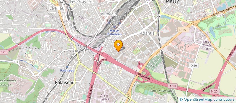 localisation de l'entreprise TRISCALE INNOV à PALAISEAU