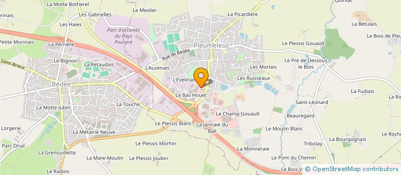 localisation de l'entreprise TRISK'ALE  PLEUMELEUC