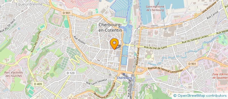 localisation de l'entreprise TRISKELE BARA à CHERBOURG-EN-COTENTIN