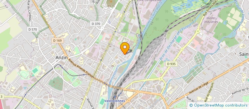 localisation de l'entreprise TRISKELL à VALENCIENNES