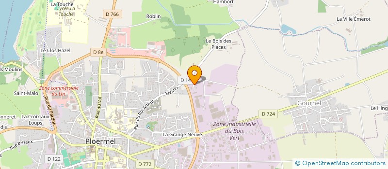 localisation de l'entreprise TRISKELL INVESTISSEMENT  PLOERMEL