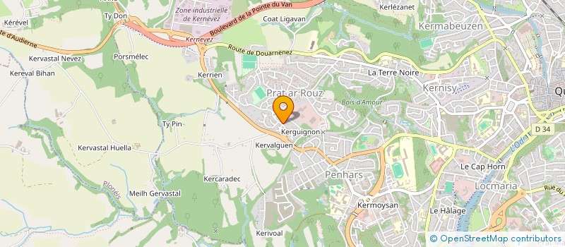 localisation de l'entreprise TRISKELL PARTNERS à QUIMPER