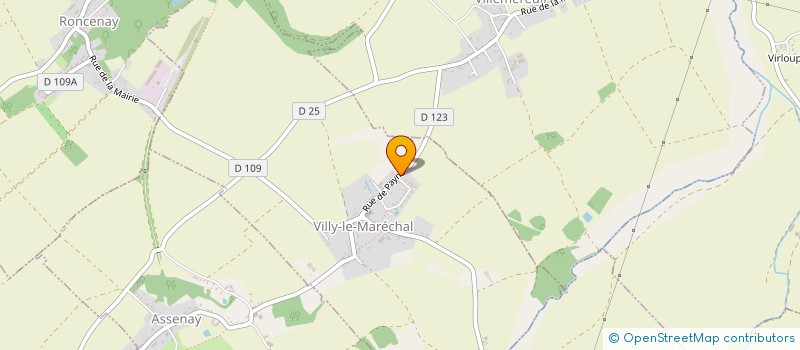 localisation de l'entreprise TRISKELYS  VILLY-LE-MARECHAL