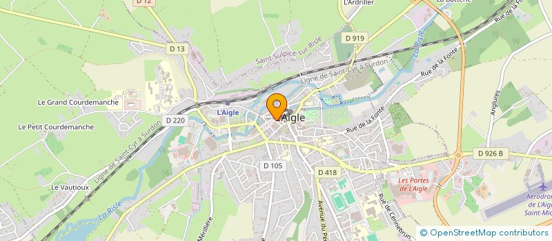 localisation de l'entreprise TRISMEGISTE PIZZAS à L'AIGLE