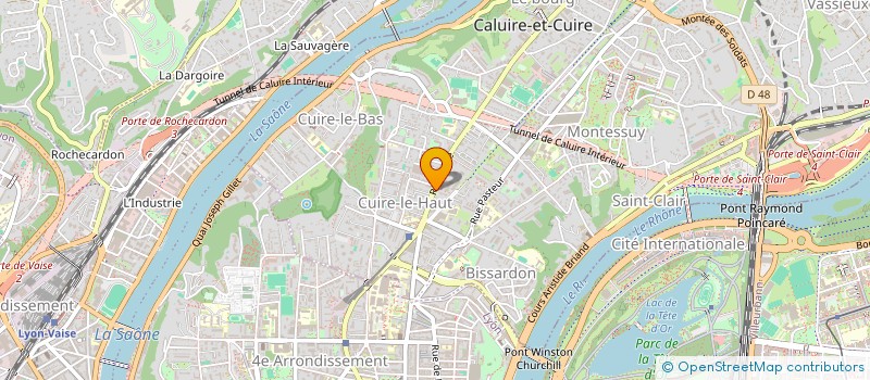 localisation de l'entreprise TRISMEGY  CALUIRE-ET-CUIRE