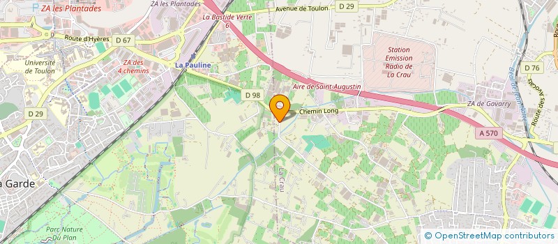 localisation de l'entreprise TRISMUS  LA CRAU