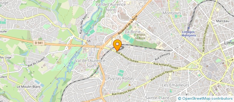localisation de l'entreprise TRISOLE à LIMOGES
