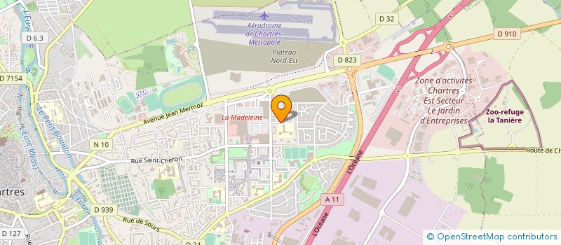 localisation de l'entreprise TRISOMIE 21 EURE ET LOIR à CHARTRES
