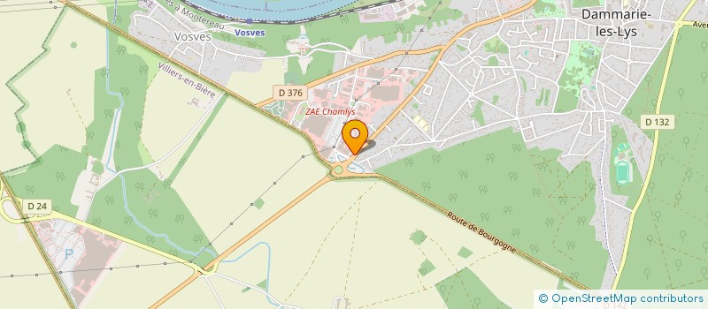 localisation de l'entreprise TRISON à DAMMARIE-LES-LYS
