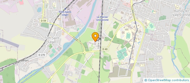 localisation de l'entreprise TRISOURCE  TRITH-SAINT-LEGER