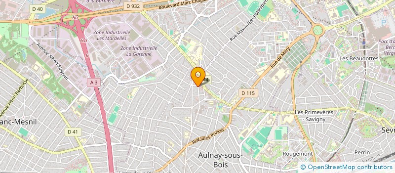 localisation de l'entreprise TRISSIAL à AULNAY-SOUS-BOIS