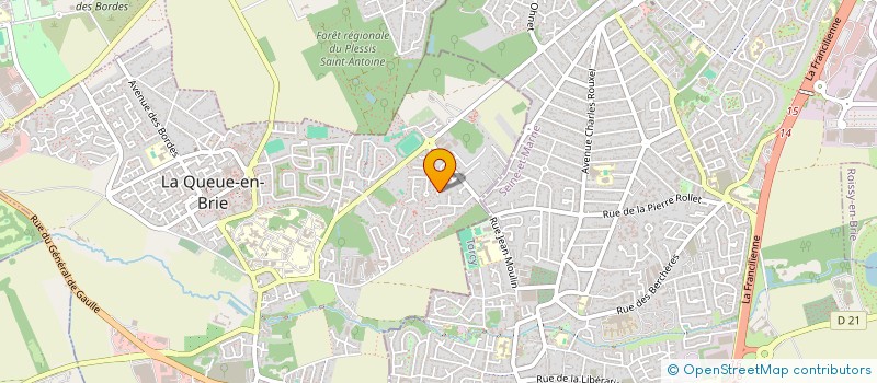 localisation de l'entreprise TRISTAN  LA QUEUE-EN-BRIE