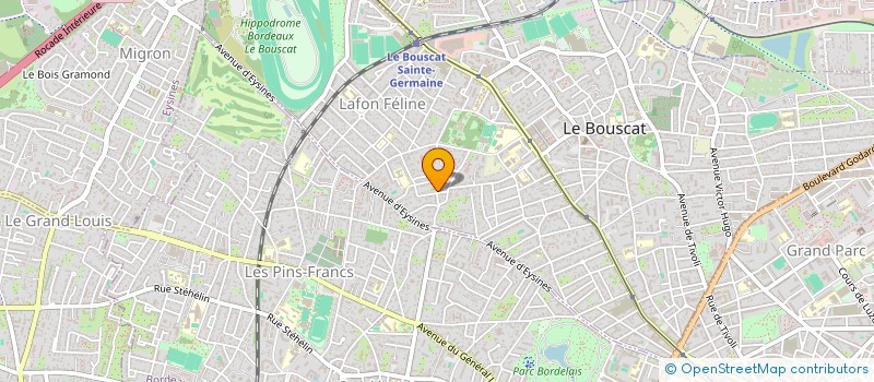 localisation de l'entreprise TRISTAN  LE BOUSCAT