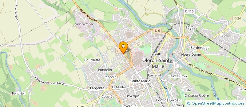 localisation de l'entreprise TRISTAN AUTOS SA à OLORON-SAINTE-MARIE