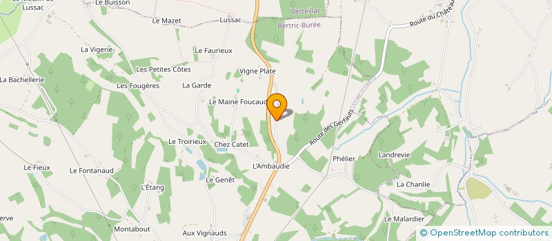 localisation de l'entreprise TRISTAN FERRE STUDIO à BERTRIC-BUREE