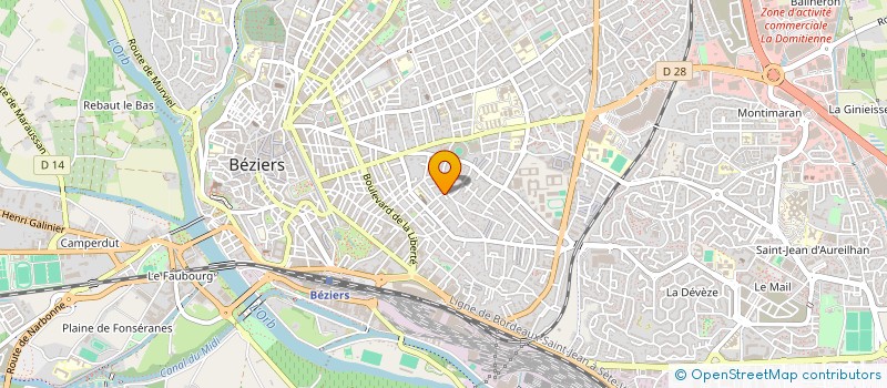 localisation de l'entreprise TRISTAN ISOLATION L'ART DE MIEUX VIVRE  BEZIERS