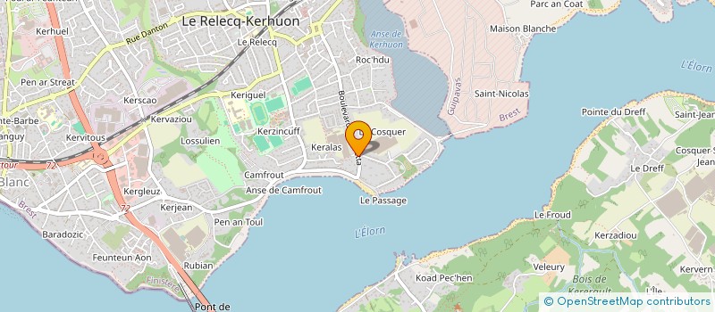 localisation de l'entreprise TRISTAN LA PRAIRIE ARCHITECTE à LE RELECQ-KERHUON