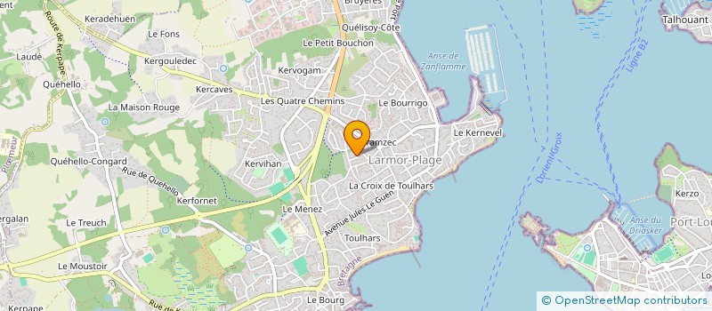 localisation de l'entreprise TRISTAN ROLLAND  LARMOR-PLAGE