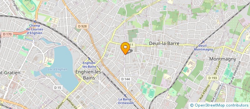 localisation de l'entreprise TRISTHOM  DEUIL-LA-BARRE