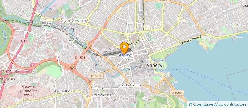 localisation de l'entreprise TRISUB à ANNECY