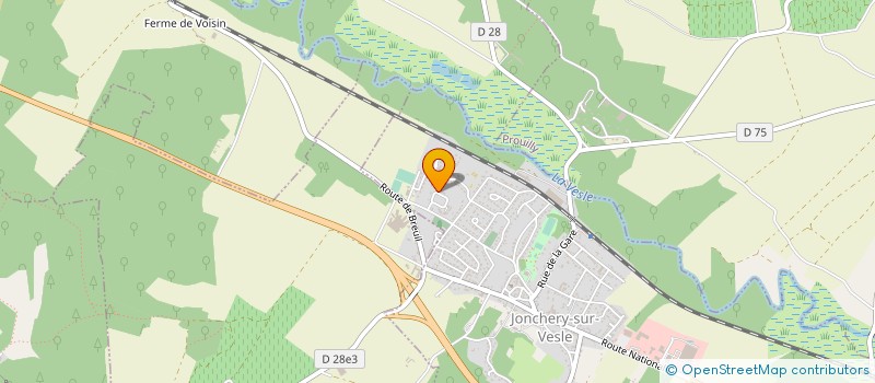 localisation de l'entreprise TRITANT-BEZRUKI  JONCHERY-SUR-VESLE