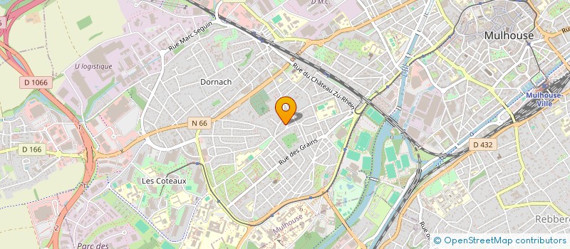 localisation de l'entreprise TRITECH FIXING à MULHOUSE