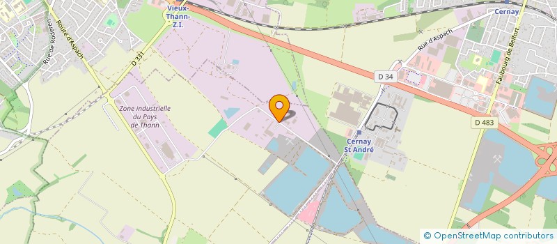 localisation de l'entreprise TRITER  ASPACH-MICHELBACH