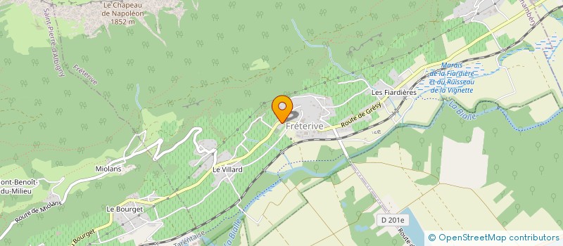 localisation de l'entreprise TRITICUM  SAINT PIERRE D'ALBIGNY