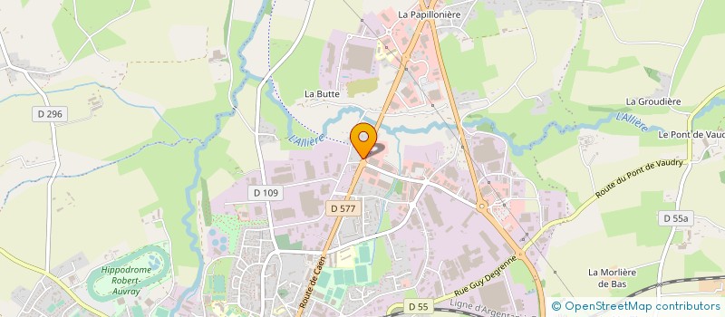 localisation de l'entreprise TRITICUM  VIRE-NORMANDIE