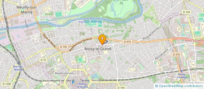 localisation de l'entreprise TRITO à NOISY-LE-GRAND