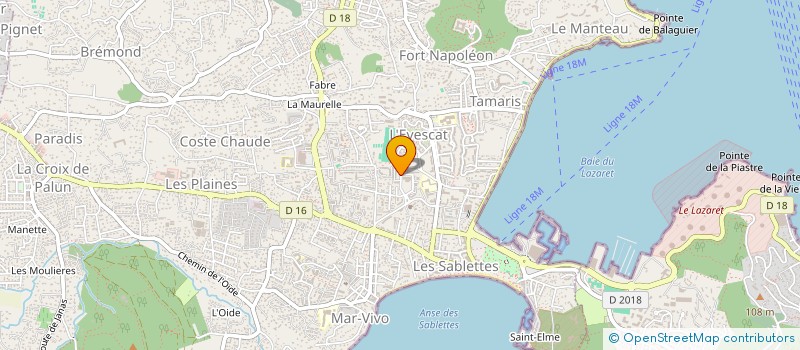 localisation de l'entreprise TRITON à LA SEYNE-SUR-MER
