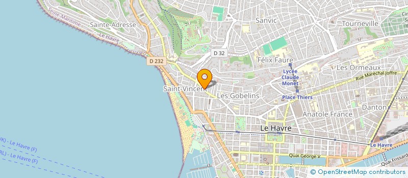 localisation de l'entreprise TRITON  LE HAVRE