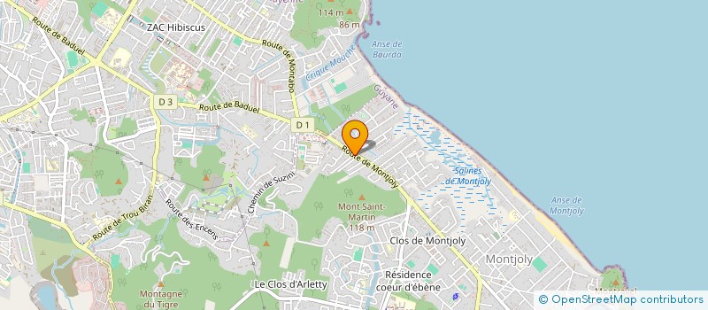 localisation de l'entreprise TRITON RESSOURCES GUYANE SAS à KOUROU