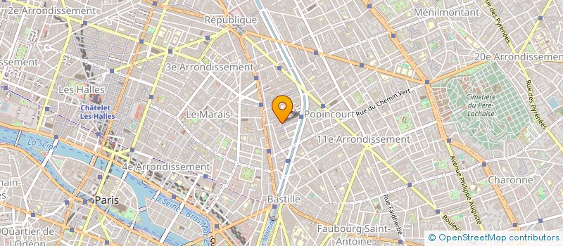 localisation de l'entreprise TRITOON PRODUCTION à PARIS