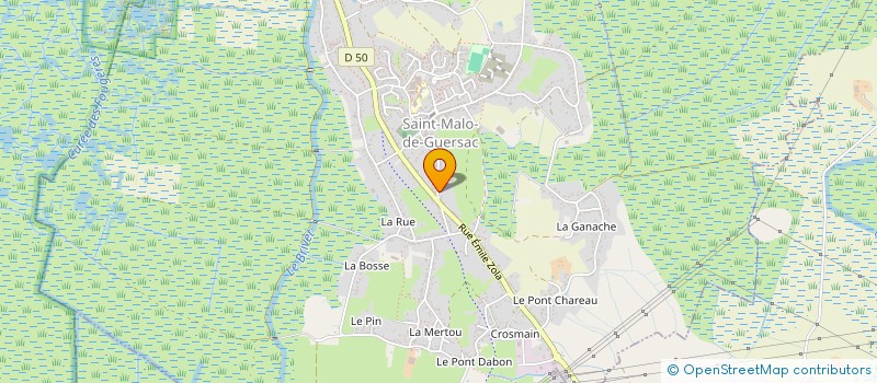 localisation de l'entreprise TRITRONG  SAINT-MALO-DE-GUERSAC