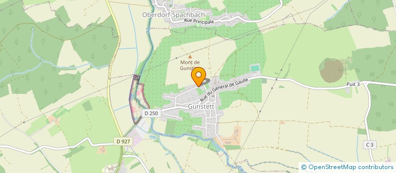 localisation de l'entreprise TRITSCHLER RA  GUNSTETT