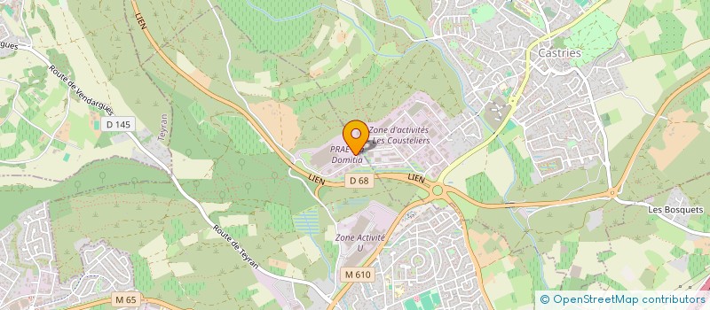 localisation de l'entreprise TRIUM à VENDARGUES