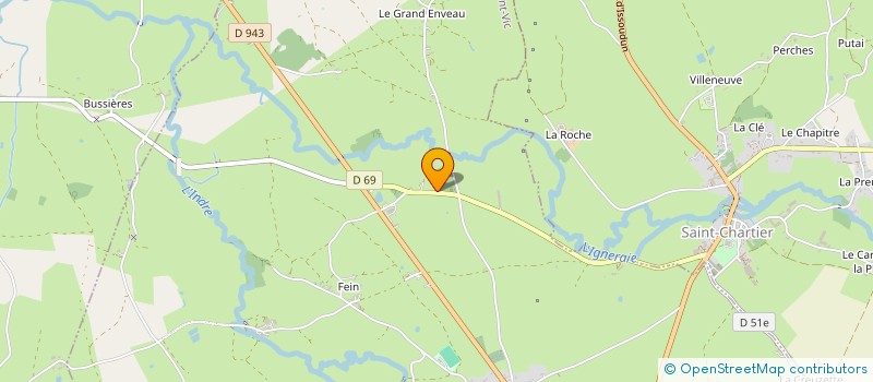 localisation de l'entreprise TRIUM à NOHANT-VIC
