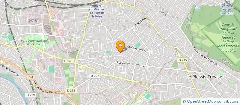 localisation de l'entreprise TRIUM IMMOBILIER à CHAMPIGNY-SUR-MARNE